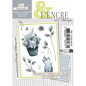 Tampon clear - Heureux comme un Chat au Jardin
