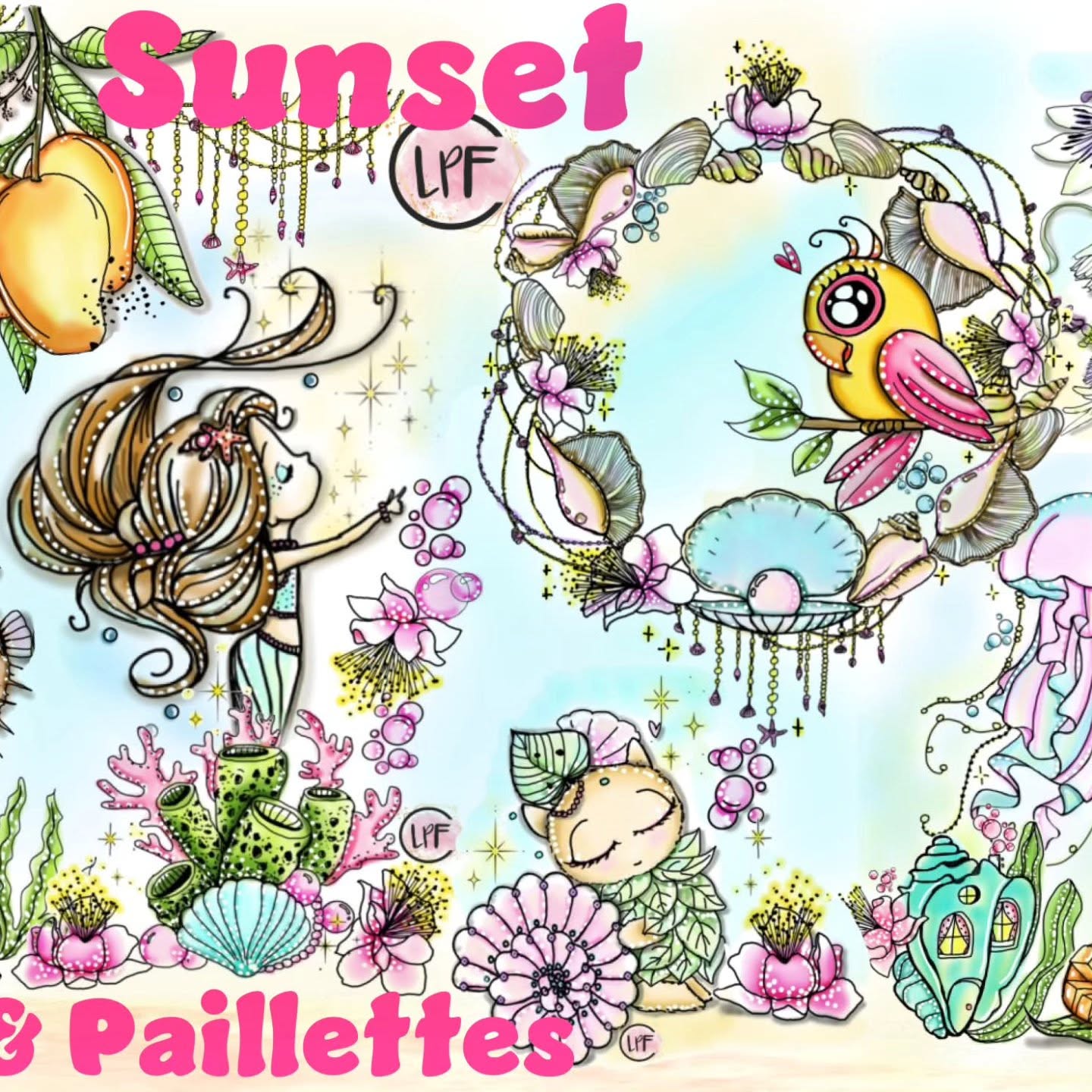 PRESENTATION SUN ET PAILLETTES