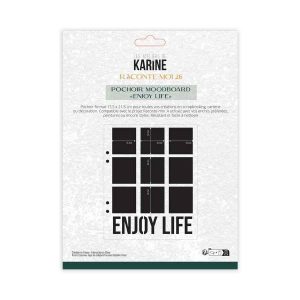 Raconte Moi 2026 Pochoir Moodboard « Enjoy Life »