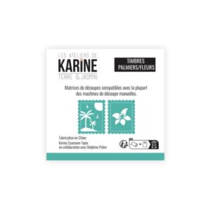 TERRE & JASMIN DIES TIMBRES PALMIERS/FLEURS