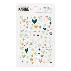Raconte Moi 2026 Puffy Stickers Coeurs & Étoiles