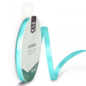 Ruban Satin 10mx6mm Aqua