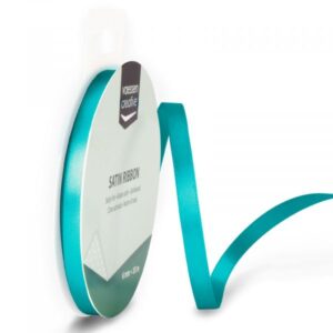 Ruban Satin 10mx6mm Turquoise