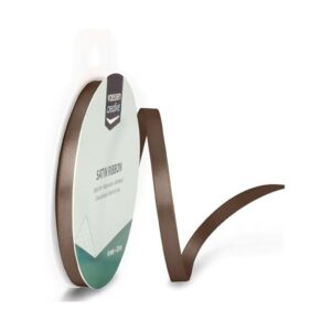 Ruban Satin 10mx6mm Chocolat