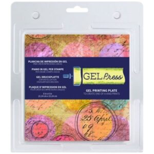 Gel Press • Plaque d'impression en Gel Carré 15,24x15,24cm